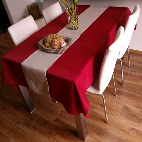 mantel para mesa cuadrada o imperial tela tropical mecanico